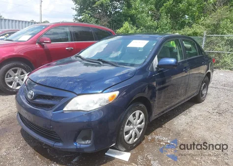 2011 Toyota Corolla Le from USA, damaged, VIN JTDBU4EEXBJ100662
